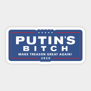 Putin's Bitch (Blue) Sticker